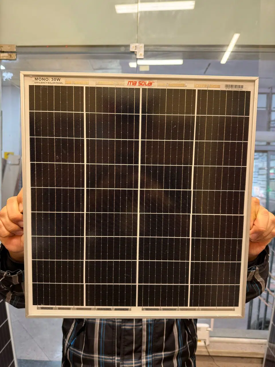 پنل خورشیدی 30 وات مدل NN-M36-30W برند MA SOLAR