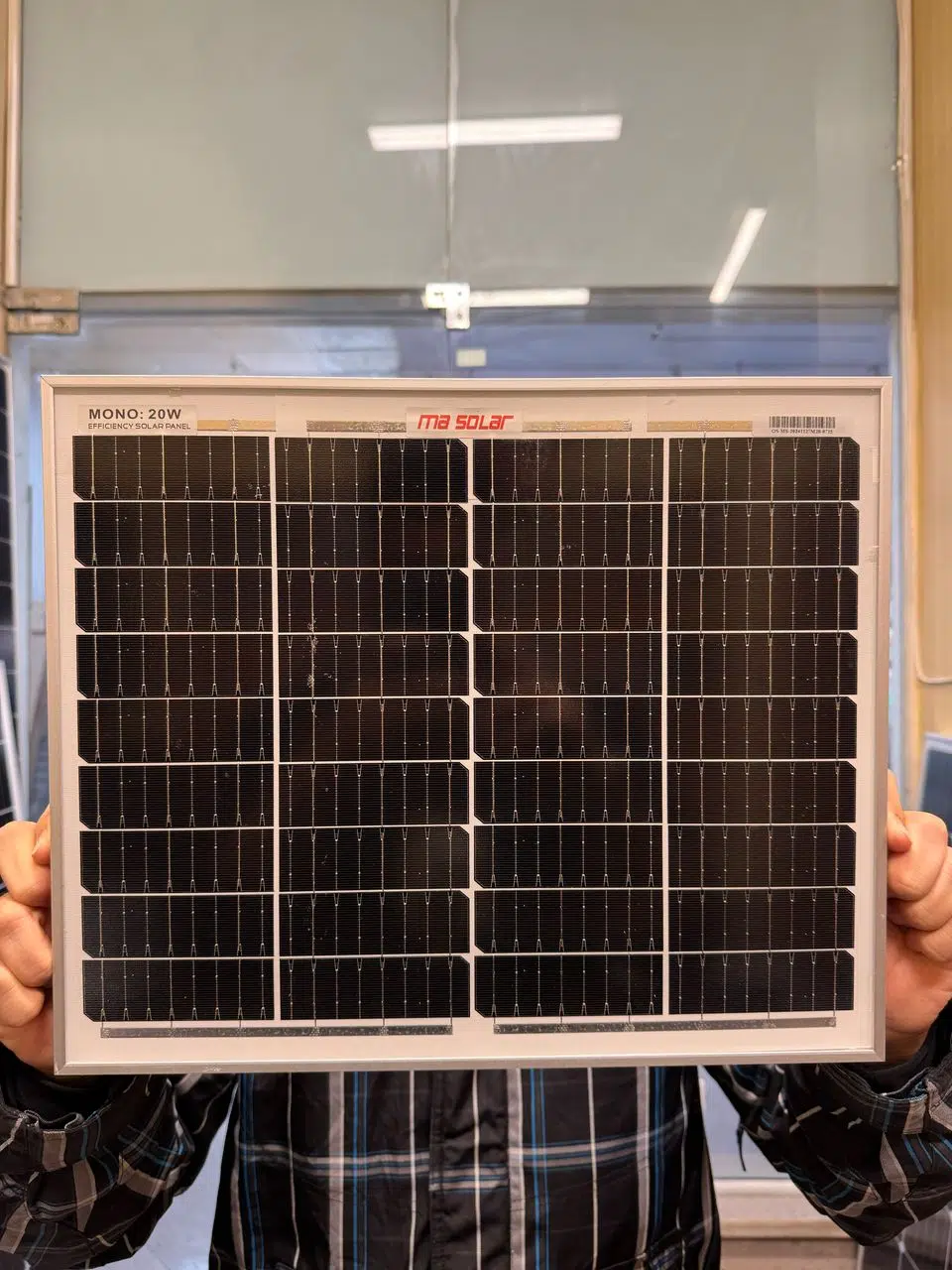 پنل خورشیدی 20 وات مدل NN-M36-20W برند MA SOLAR