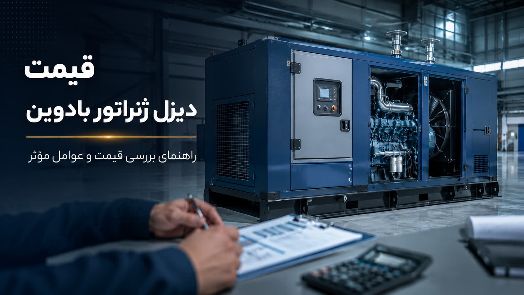 قیمت دیزل ژنراتور بادوین ۱۴۰۵: ۷ عامل تعیینکننده | نشر نیرو 1 عوامل تعیینکنندهی قیمت دیزل ژنراتور بادوین در ایران ۱۴۰۵ — توان، مدل، گارانتی، ارز و حملونقل
