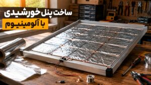 ساخت پنل خورشیدی با آلومینیوم — راهنمای کامل قاب، آلیاژ و آزمایش‌های آموزشی